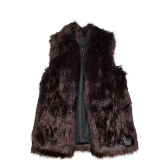 Vest Faux Fur & Sherpa By Forever 21 In Purple, Size: S