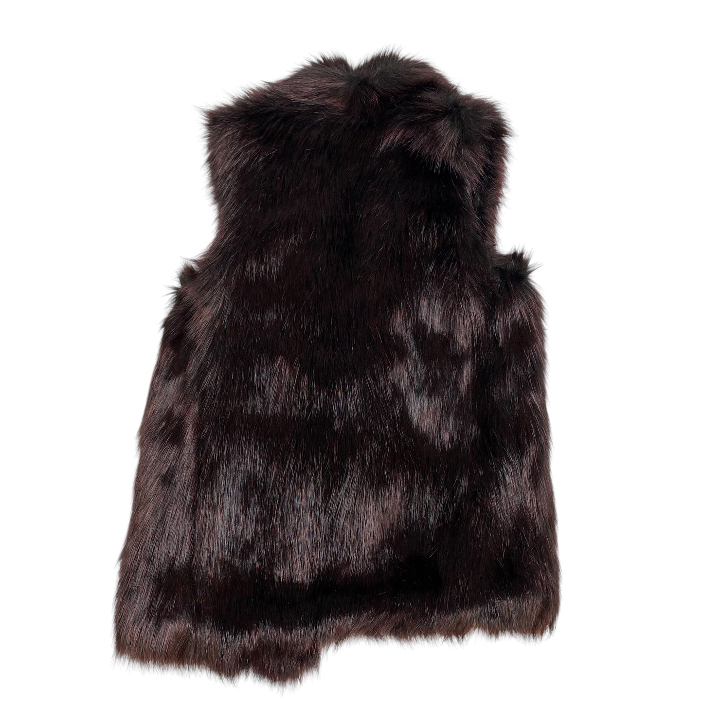 Vest Faux Fur & Sherpa By Forever 21 In Purple, Size: S