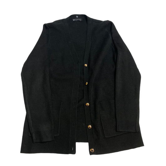 Sweater Cardigan By New York And Co In Black, Size: M