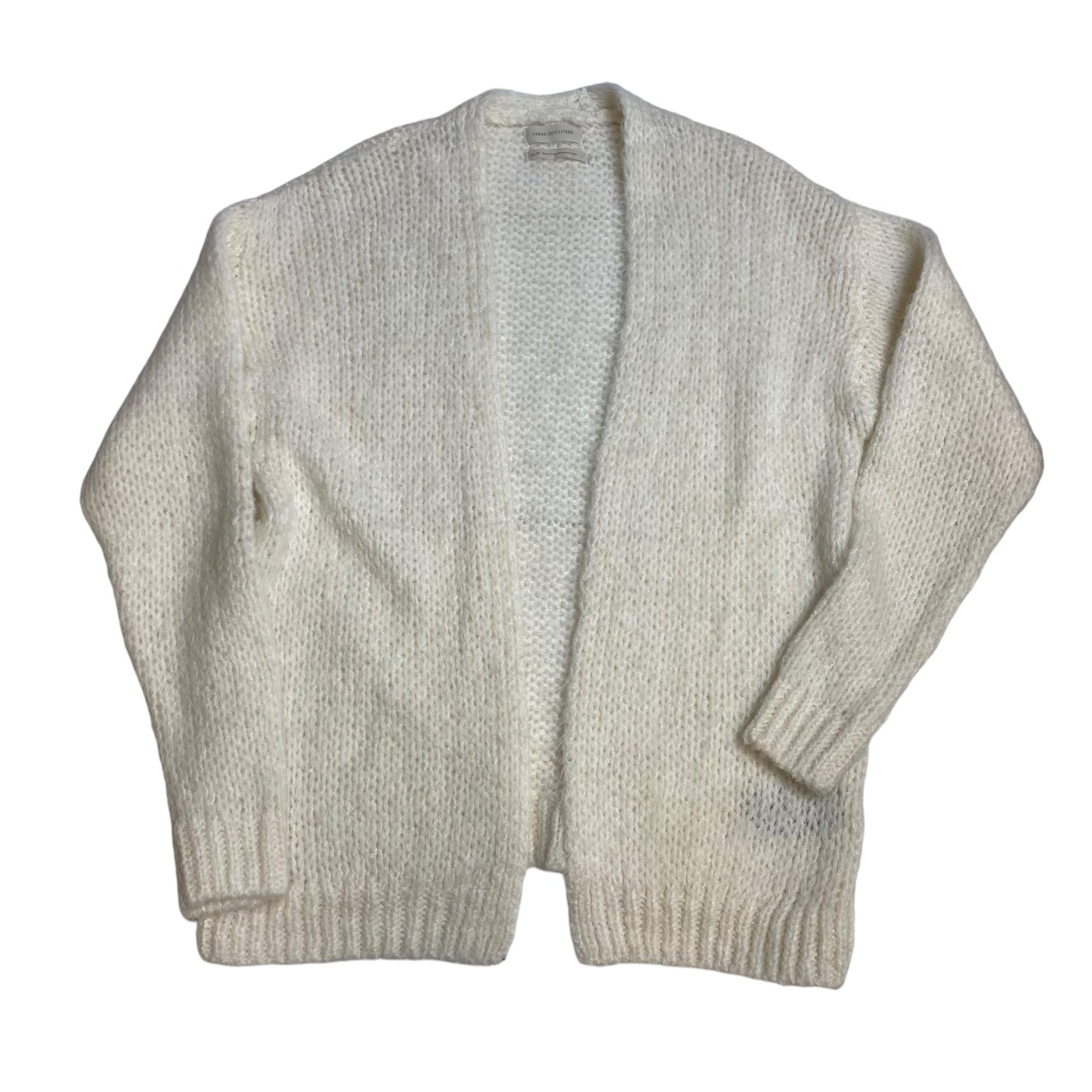 Sweater Cardigan By Urban Outfitters In Cream, Size: Xs