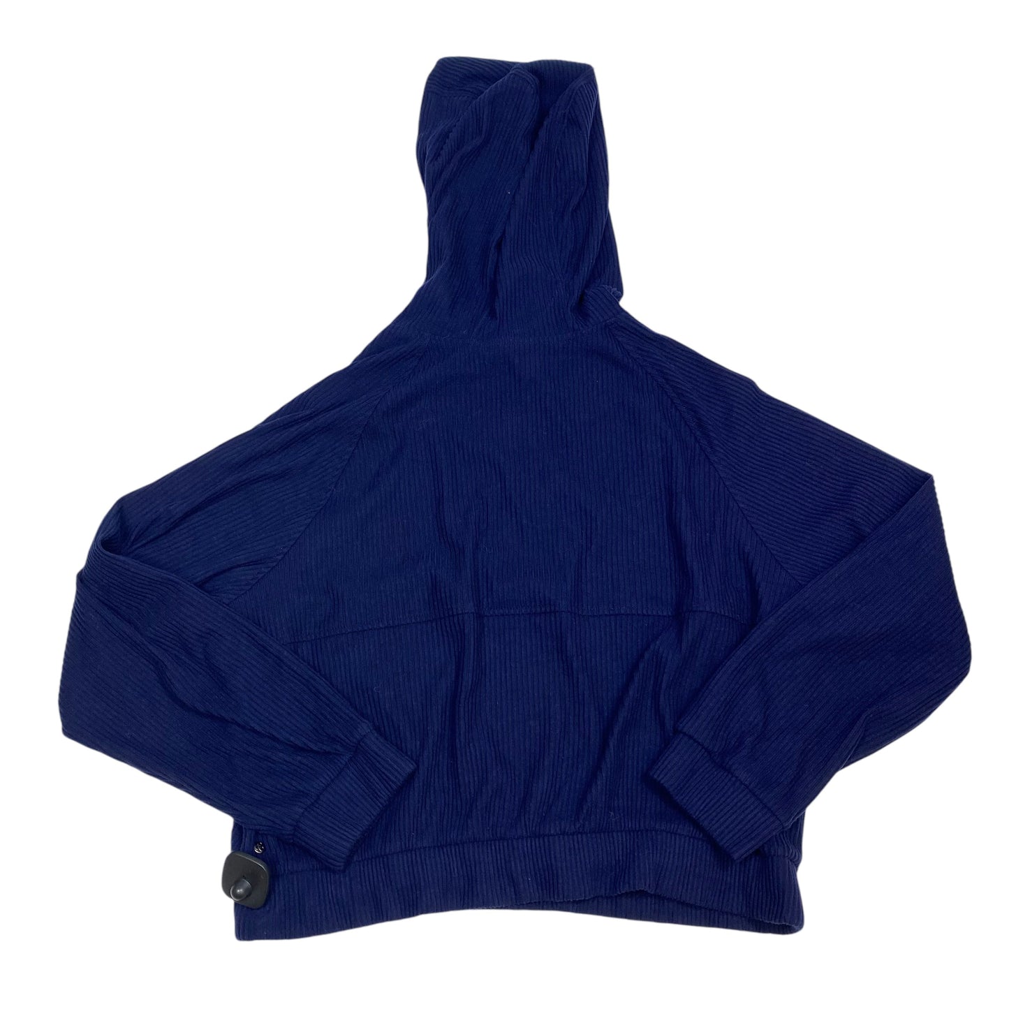 Athletic Sweatshirt Hoodie By Zella In Navy, Size: L