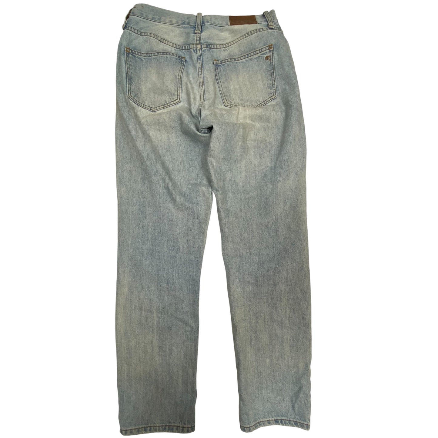 Jeans Straight By Madewell In Blue Denim, Size: 2