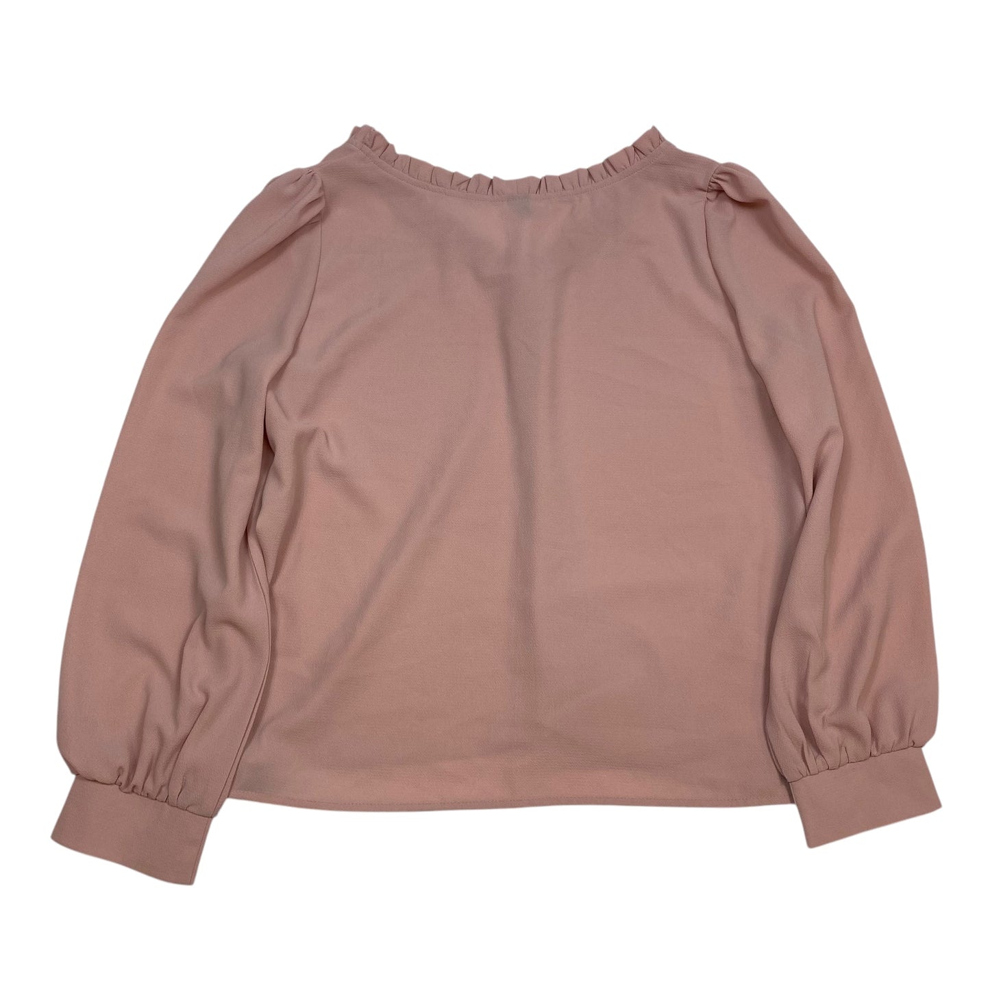 Top Long Sleeve By Shein In Pink, Size: L