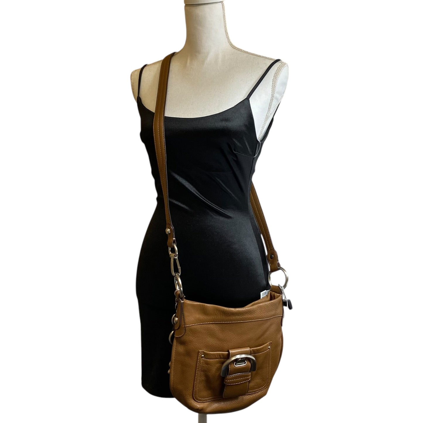 Crossbody Leather By B. Makowsky, Size: Small