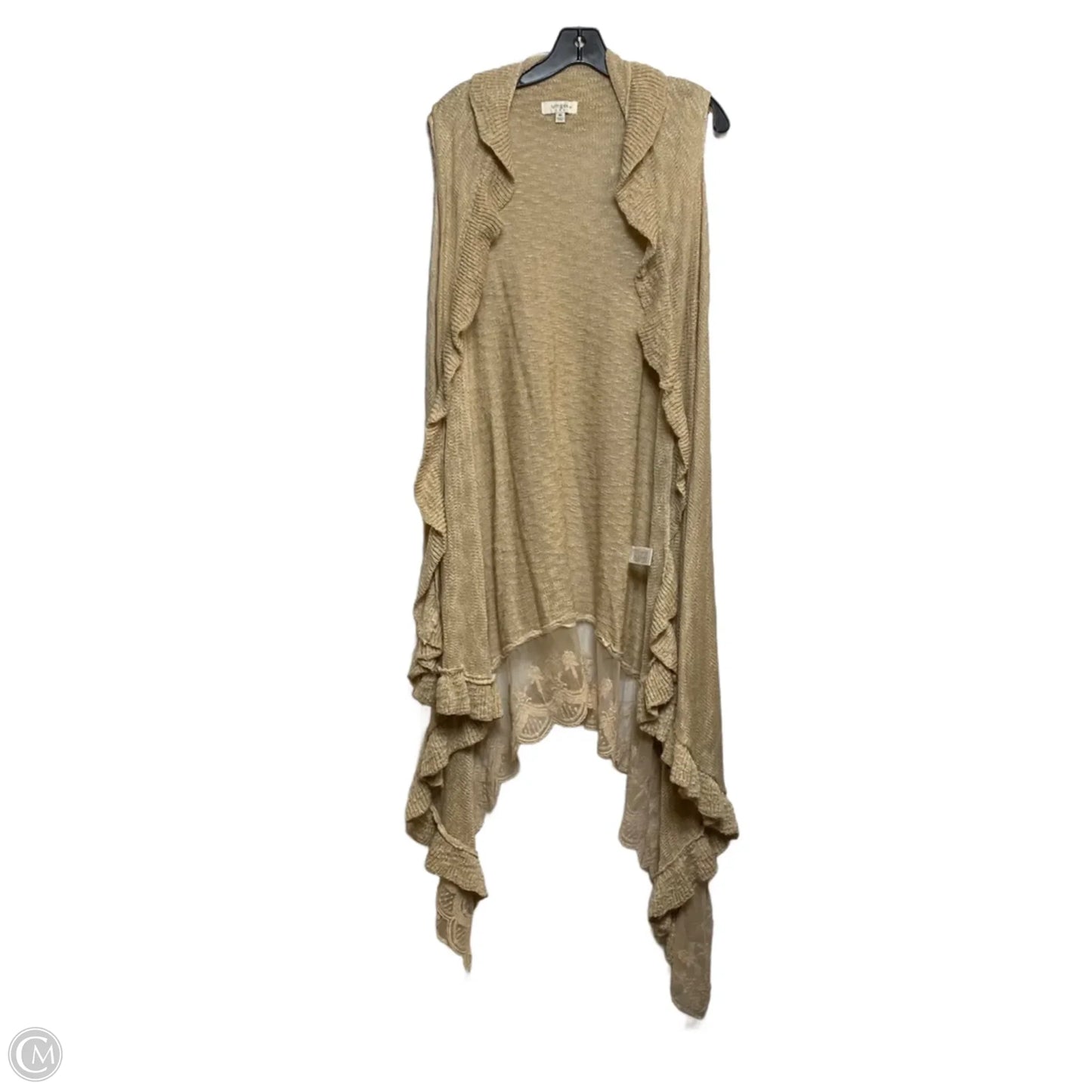 Vest Other By Umgee In Cream, Size: 1x