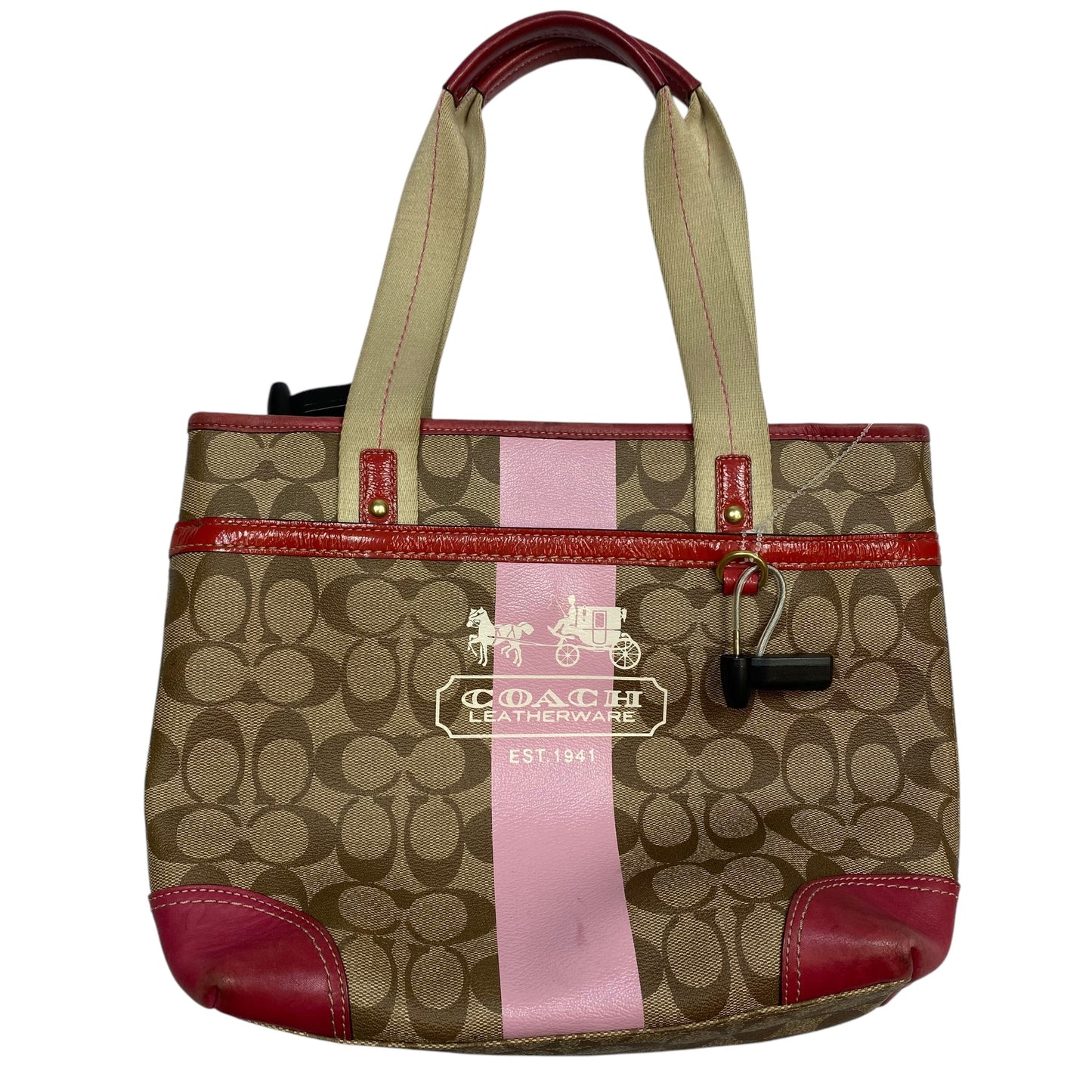 Handbag Designer By Coach, Size: Small