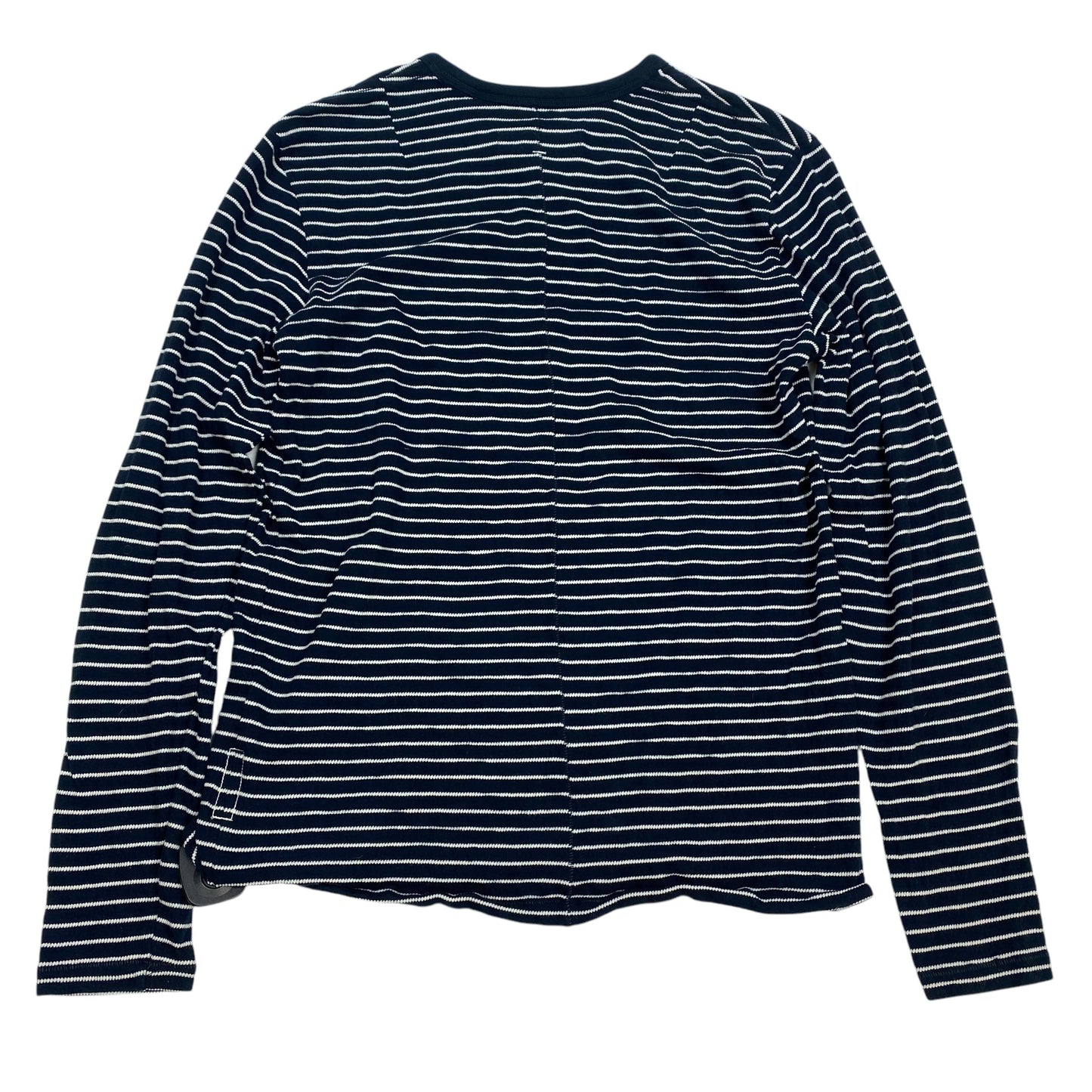 Top Long Sleeve Designer By Rag And Bone In Navy, Size: S