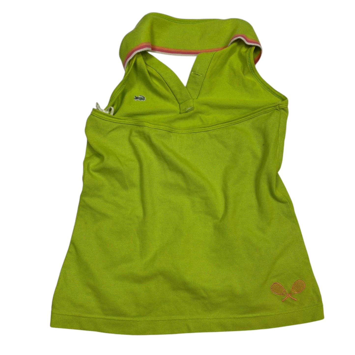 Top Sleeveless By Lacoste In Green, Size: S