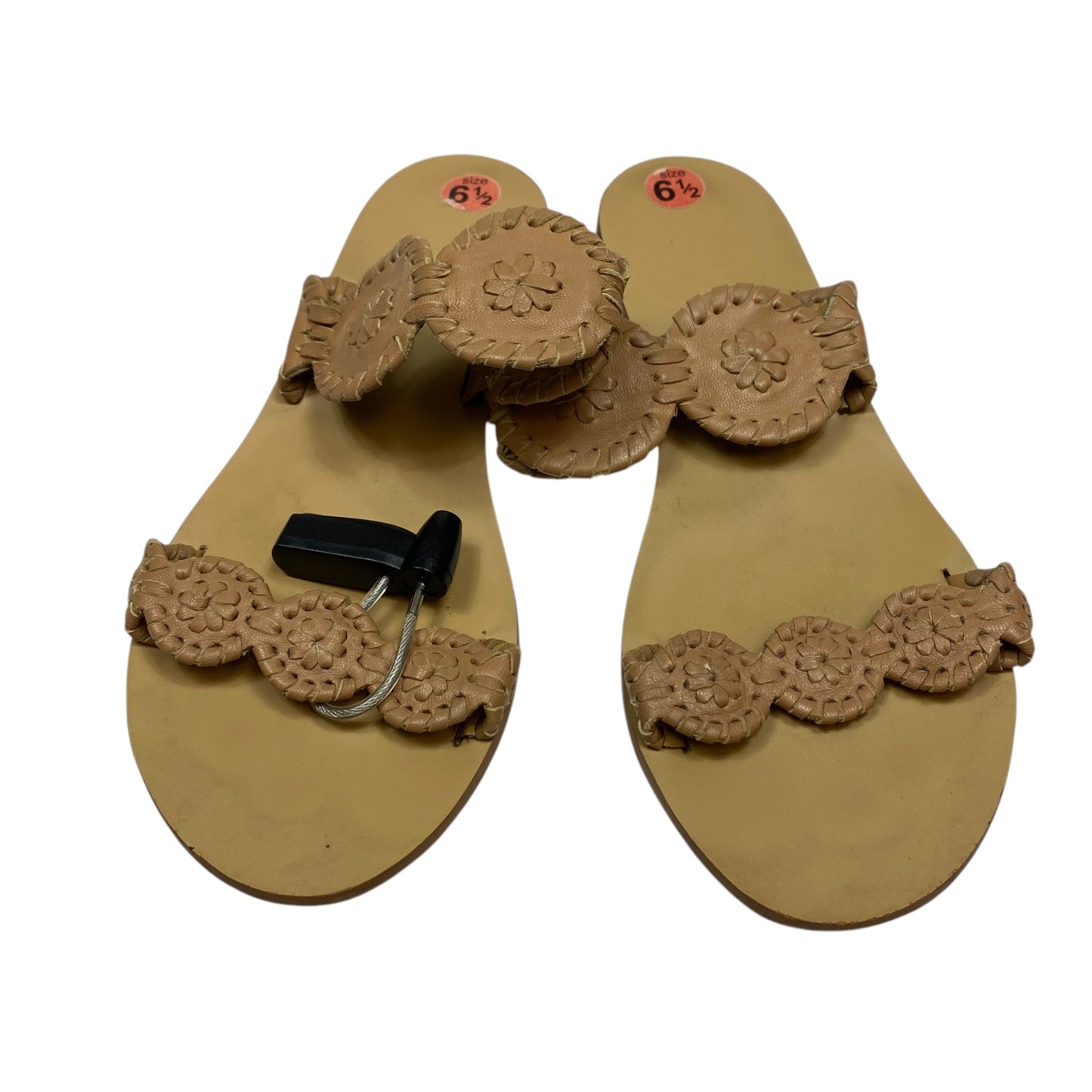 Sandals Designer By Jack Rogers In Brown, Size: 6.5