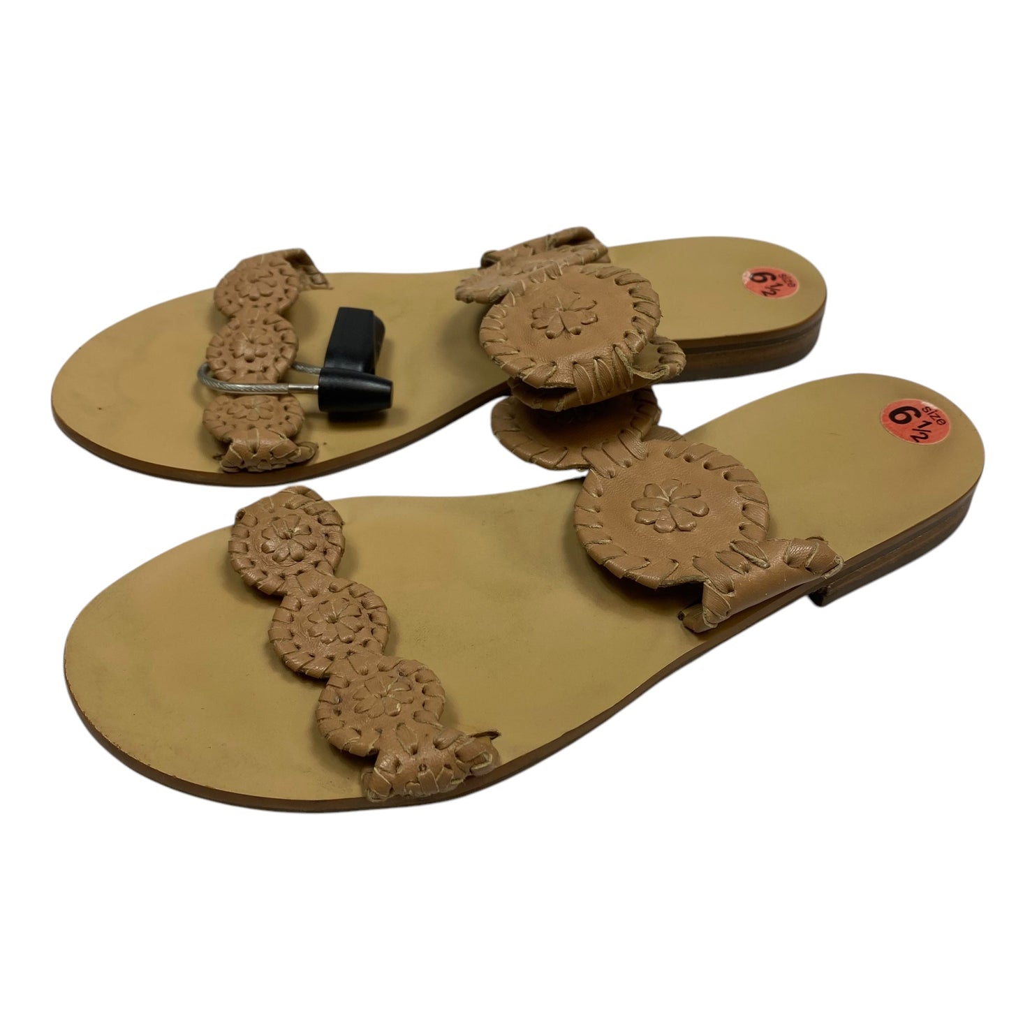 Sandals Designer By Jack Rogers In Brown, Size: 6.5