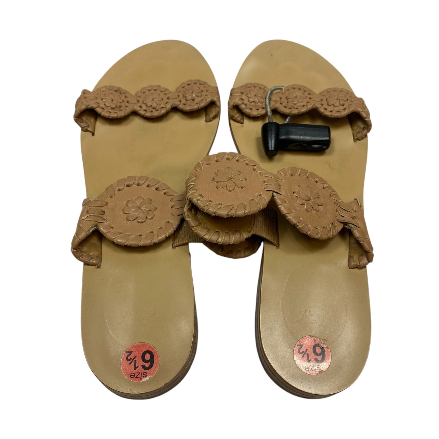 Sandals Designer By Jack Rogers In Brown, Size: 6.5