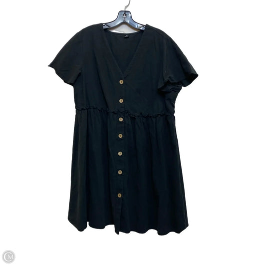 Dress Casual Midi By Cmf In Black, Size: 1x