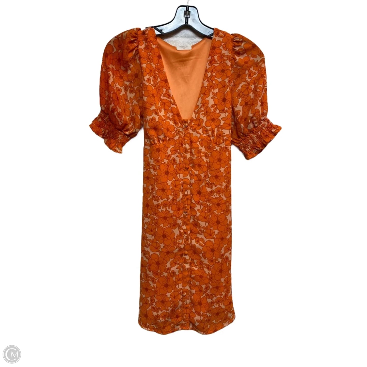 Dress Casual Short By Sienna Sky In Orange, Size: Xs