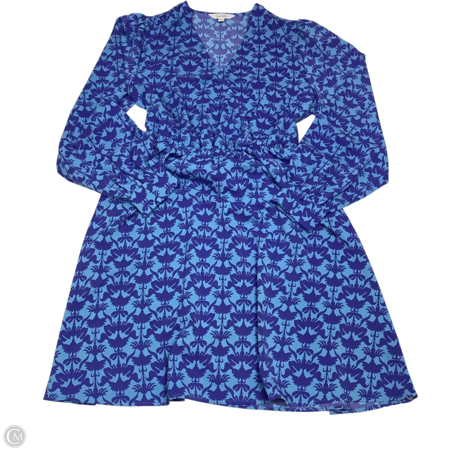 Dress Casual Short By Nicole By Nicole Miller In Blue, Size: M