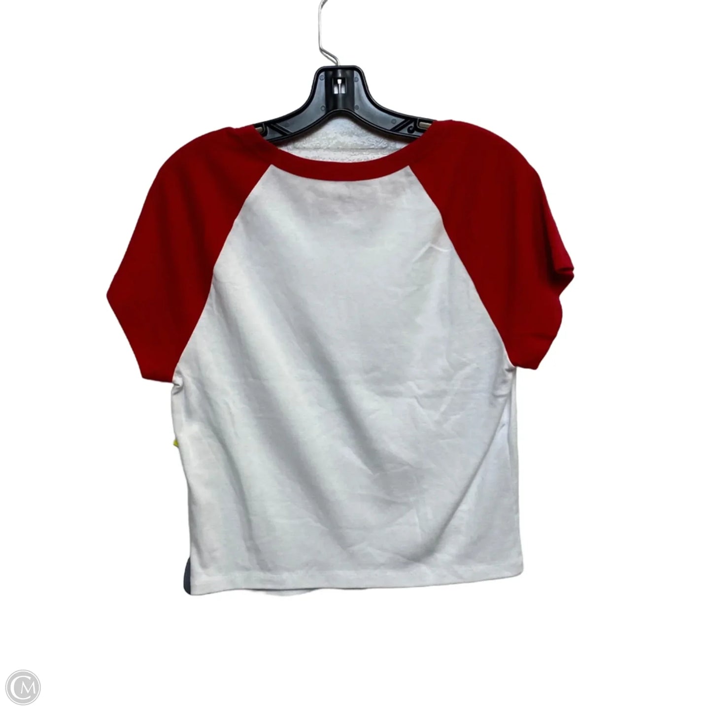 Top Short Sleeve Basic By Girl Tribe Co In Red & White, Size: Xxl