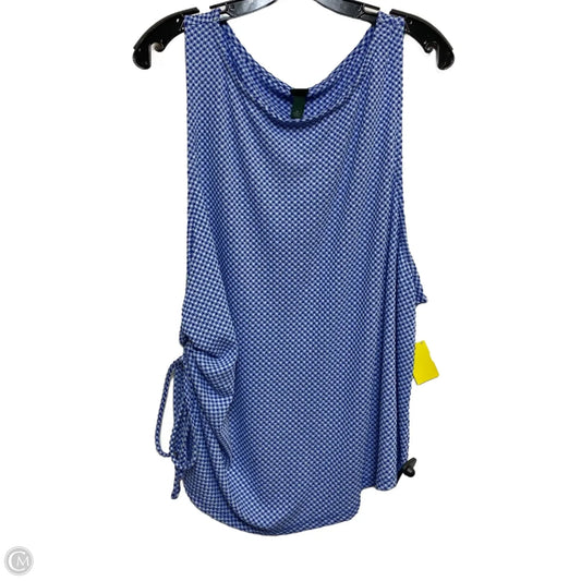 Top Sleeveless By Wild Fable In Blue, Size: 3x