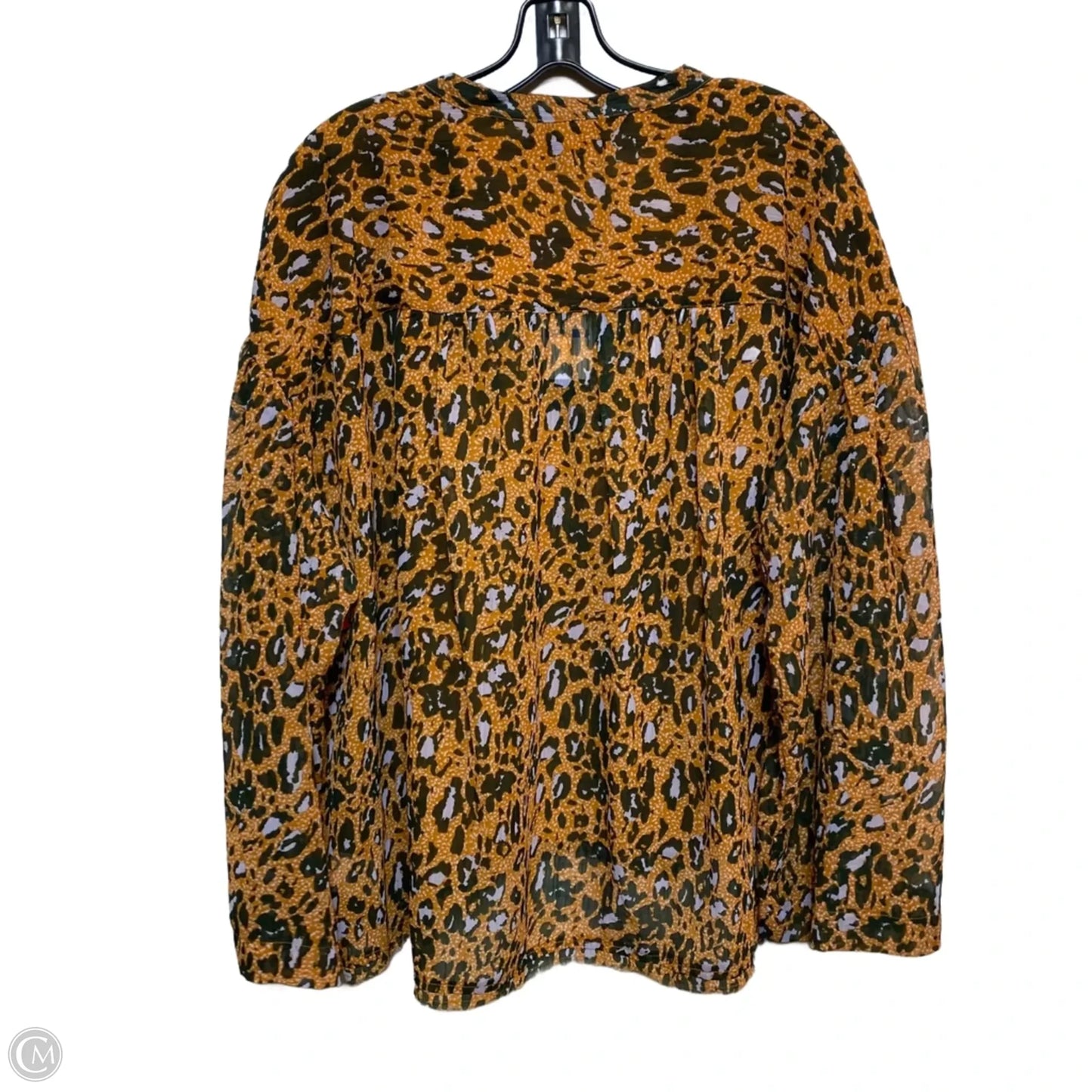 Top Long Sleeve By Jessica Simpson In Orange, Size: Xl