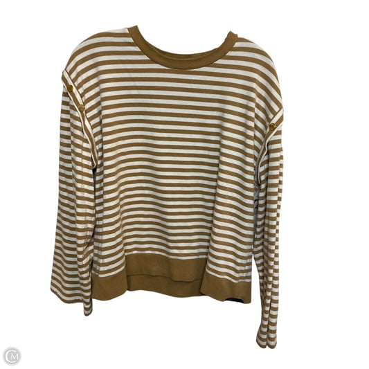 Top Long Sleeve Basic By Michael By Michael Kors In Tan, Size: L