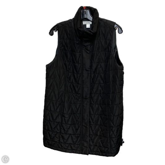 Vest Puffer & Quilted By Cj Banks In Black, Size: Xl