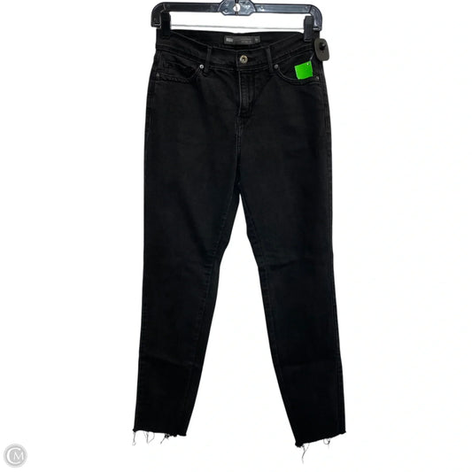 Jeans Skinny By Levis In Black Denim, Size: 6p