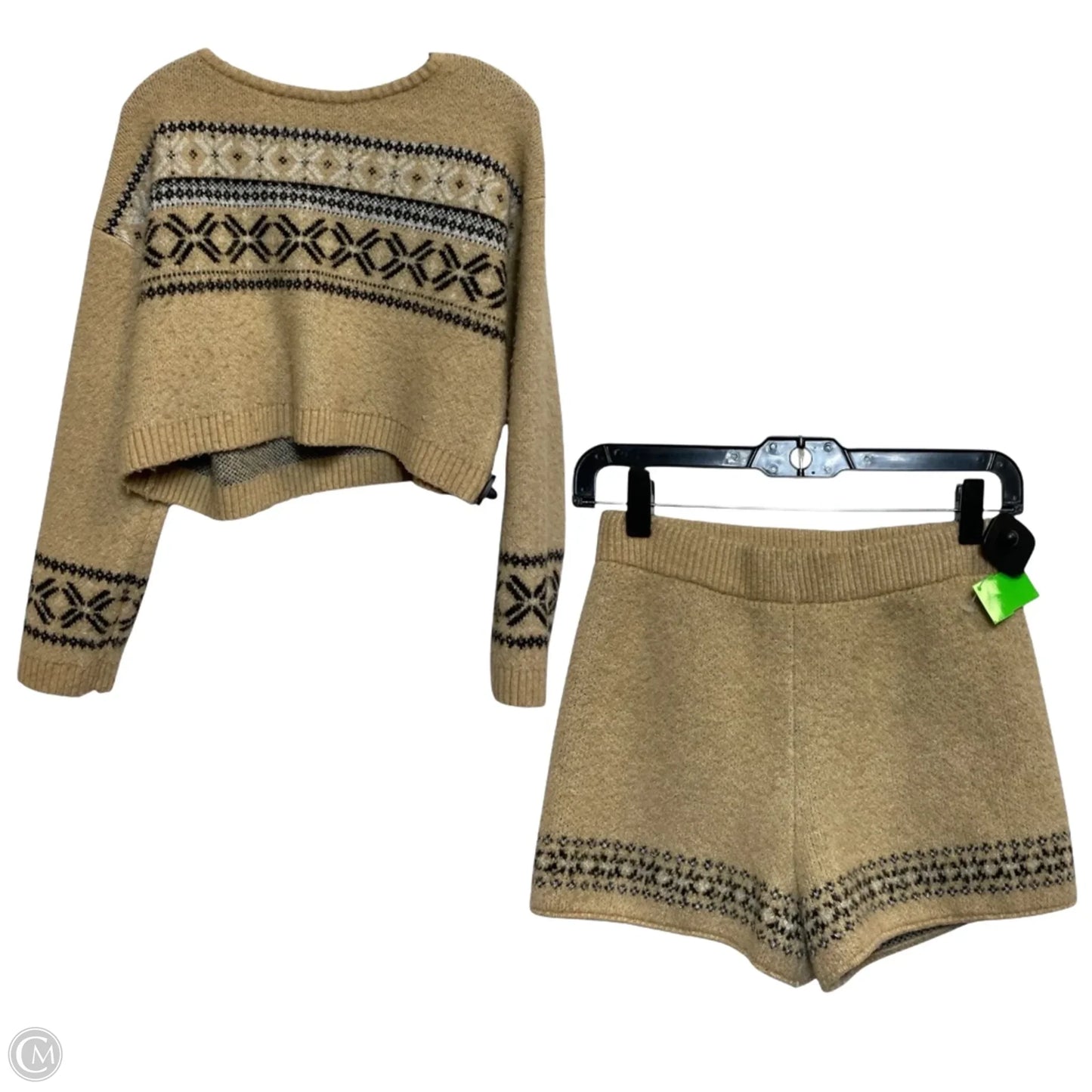 Lounge Set Shorts By Wild Fable In Tan, Size: S