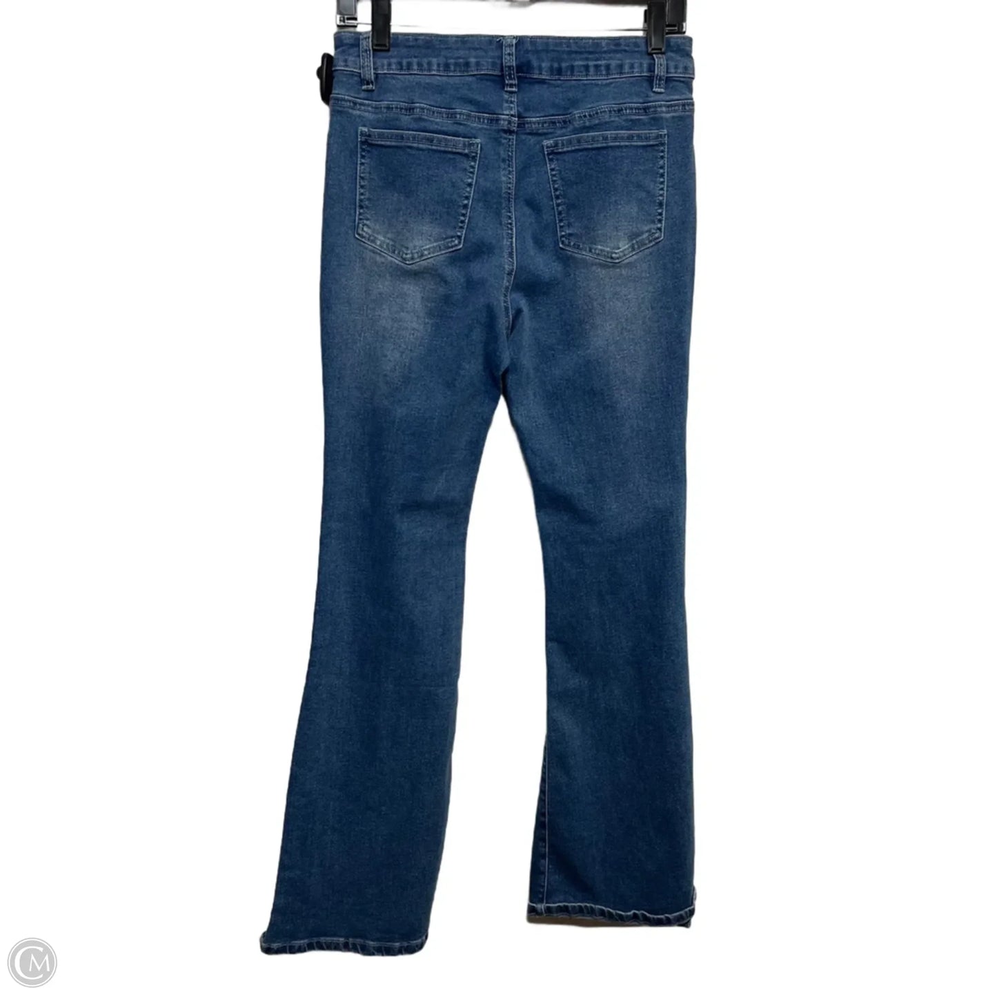 Jeans Flared By Shein In Blue Denim, Size: Lp