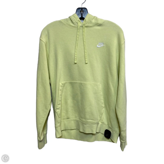 Athletic Sweatshirt Hoodie By Nike Apparel In Green, Size: S