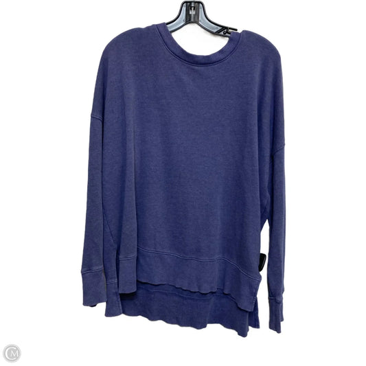 Sweatshirt Crewneck By Time And Tru In Blue, Size: Xl