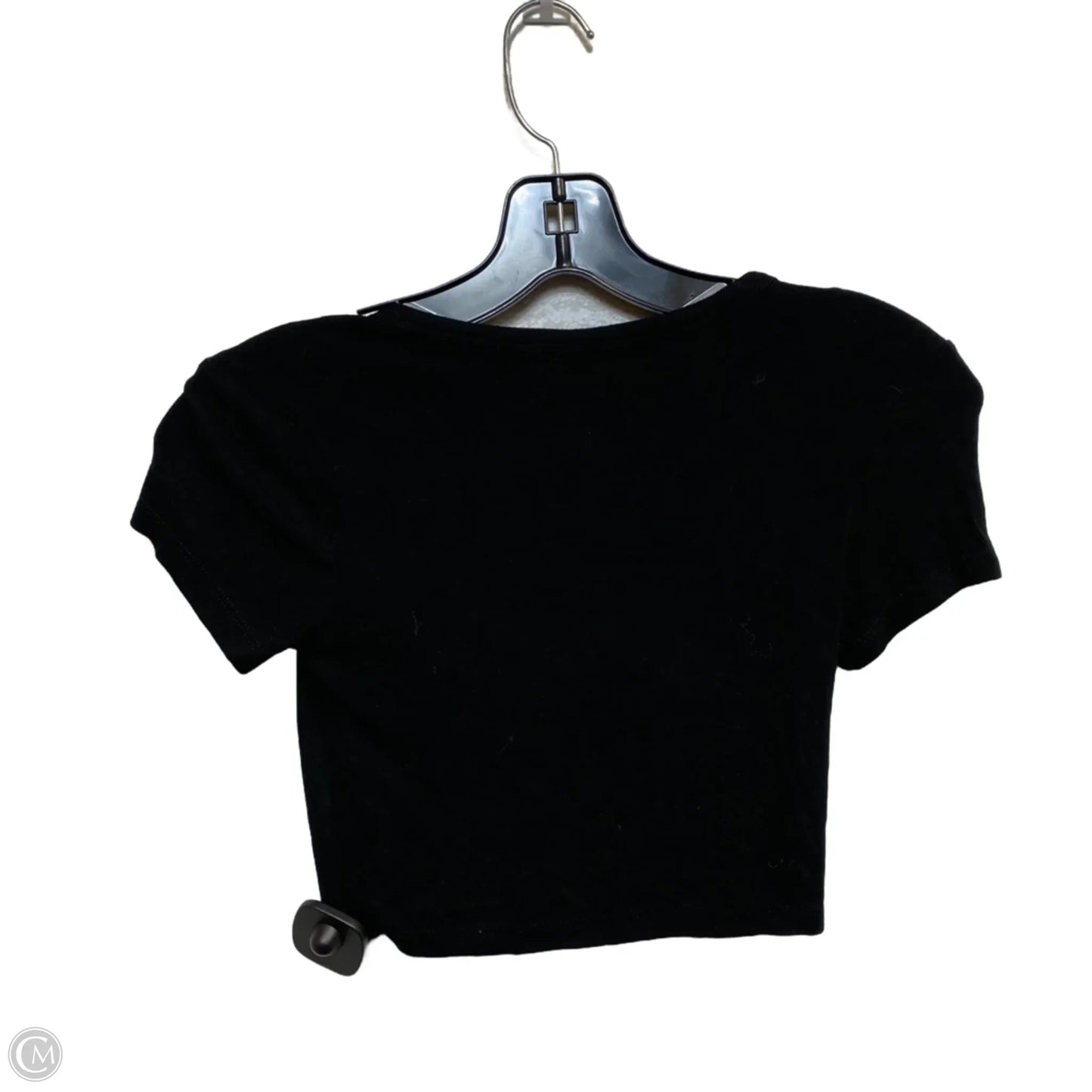 Top Short Sleeve Basic By Zara In Black, Size: S