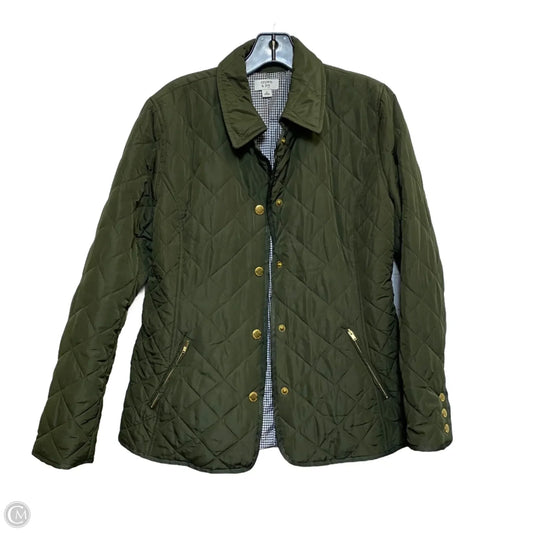 Jacket Puffer & Quilted By Crown And Ivy In Green, Size: S