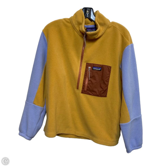Athletic Fleece By Patagonia In Orange & Purple, Size: L