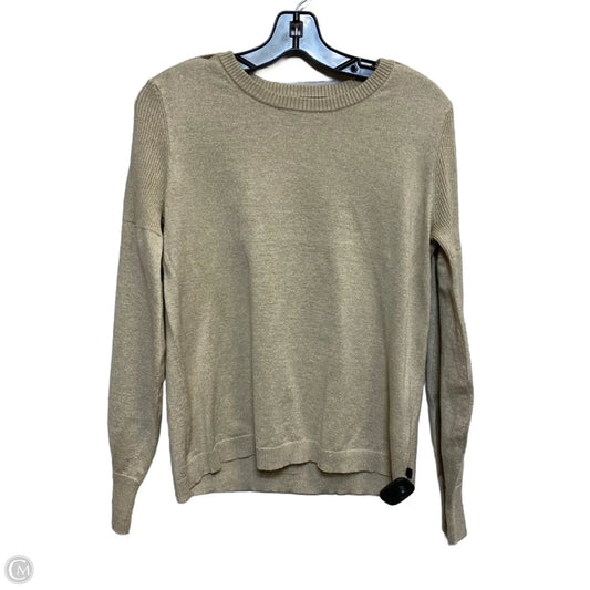 Top Long Sleeve Designer By Karl Lagerfeld In Gold, Size: S