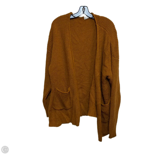 Sweater Cardigan By Zenana In Brown, Size: 2x