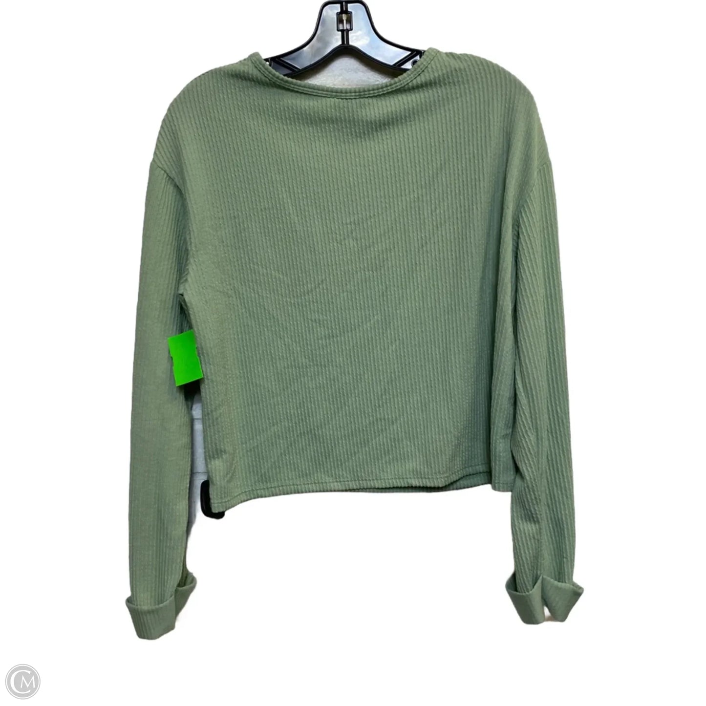 Top Long Sleeve Basic By Blue Rain In Green, Size: M