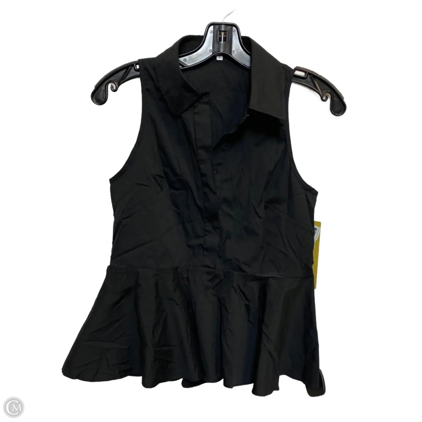 Top Sleeveless Designer By Milly In Black, Size: Xs