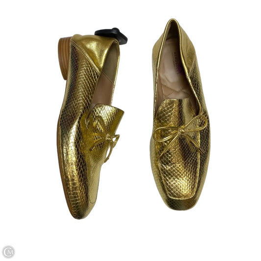 Shoes Flats By Aerosoles In Gold, Size: 8.5