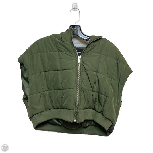 Vest Puffer & Quilted By Fashion Nova In Green, Size: L