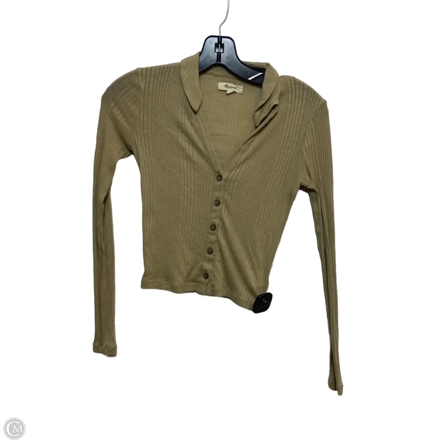 Top Long Sleeve By Madewell In Tan, Size: Xxs