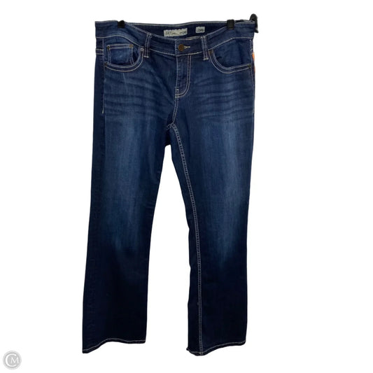 Jeans Flared By Bke In Blue Denim, Size: 10