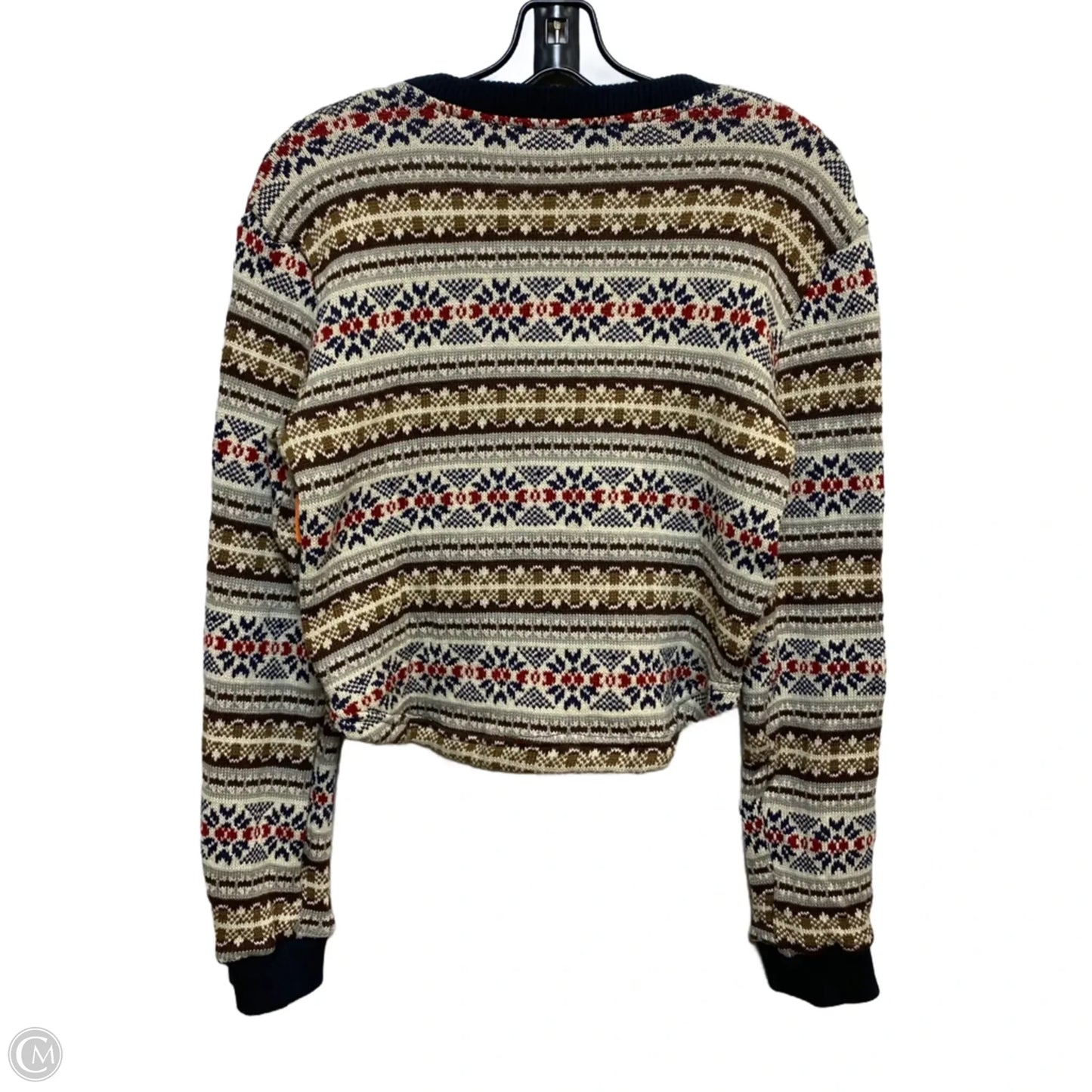 Sweater By Hayden La In Blue & Cream, Size: S