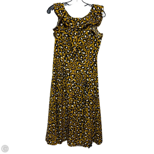 Dress Casual Midi By Who What Wear In Animal Print, Size: Xs