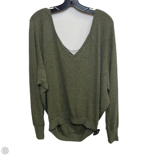 Top Long Sleeve By We The Free In Green, Size: M