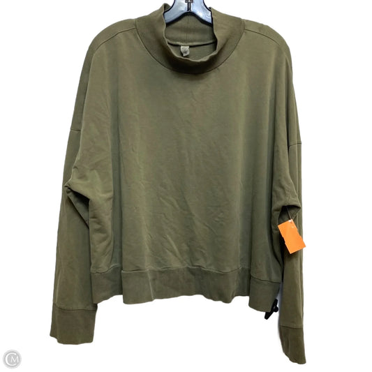 Top Long Sleeve By Bp In Green, Size: 3x
