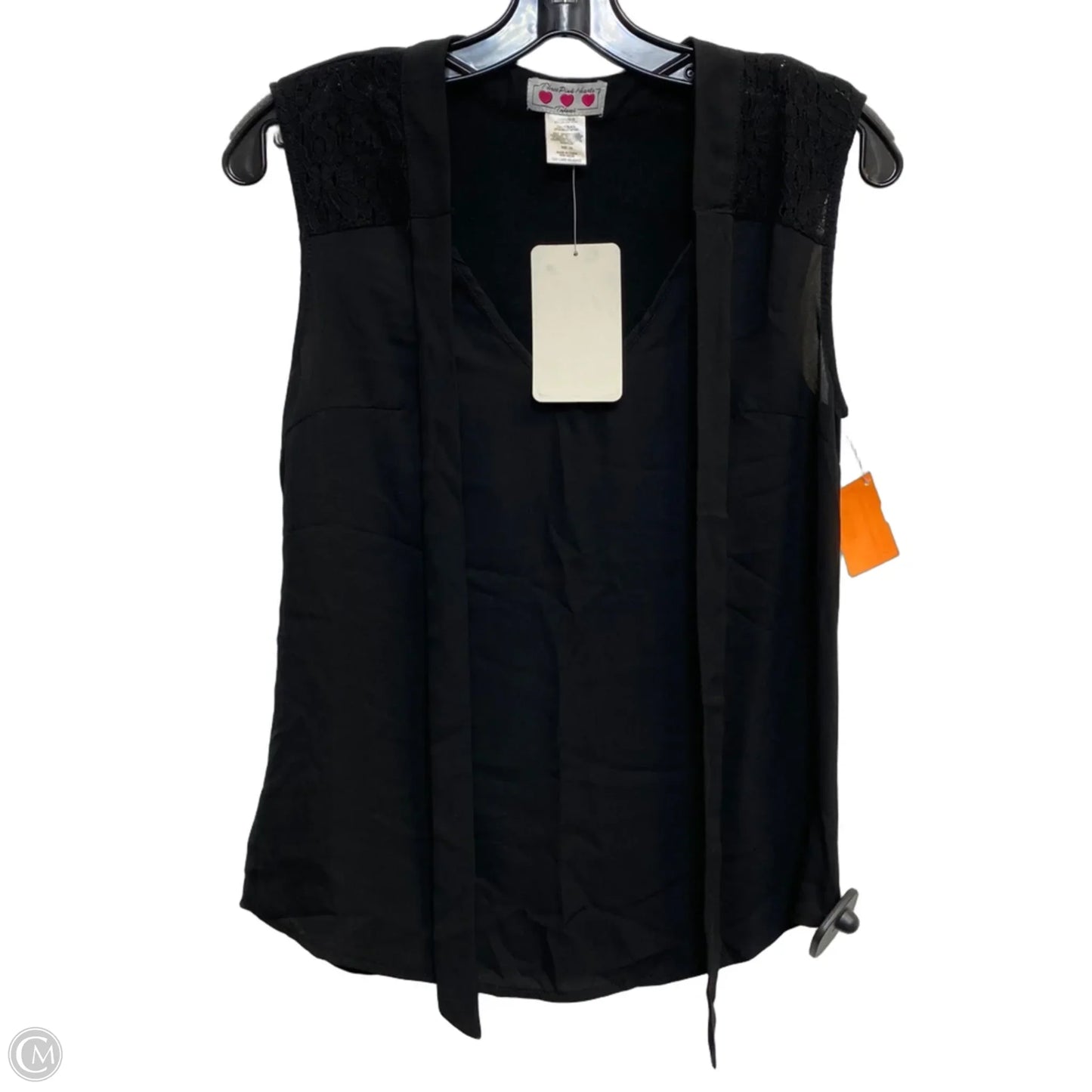 Top Sleeveless By Trixxi In Black, Size: Xs