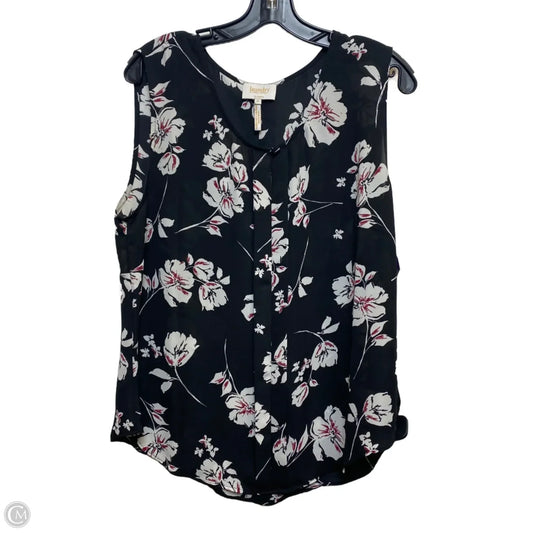 Blouse Sleeveless By Laundry In Black, Size: Xl