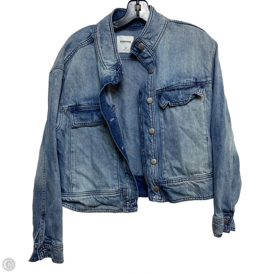 Jacket Denim By Sonoma In Blue Denim, Size: M