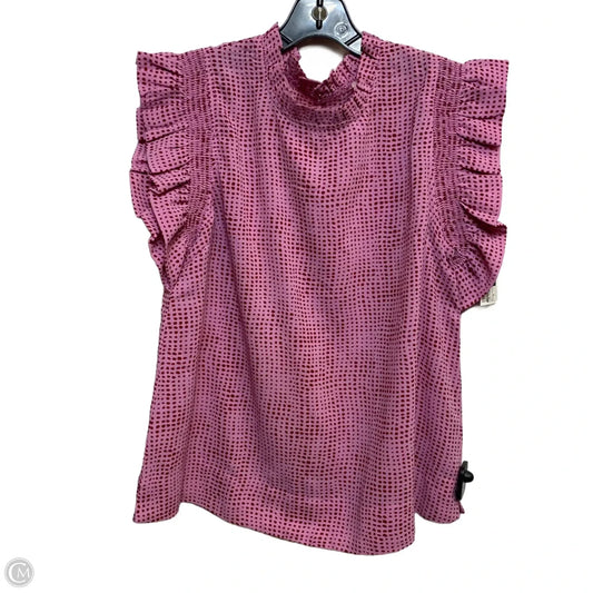 Top Sleeveless By Jodifl In Pink, Size: M