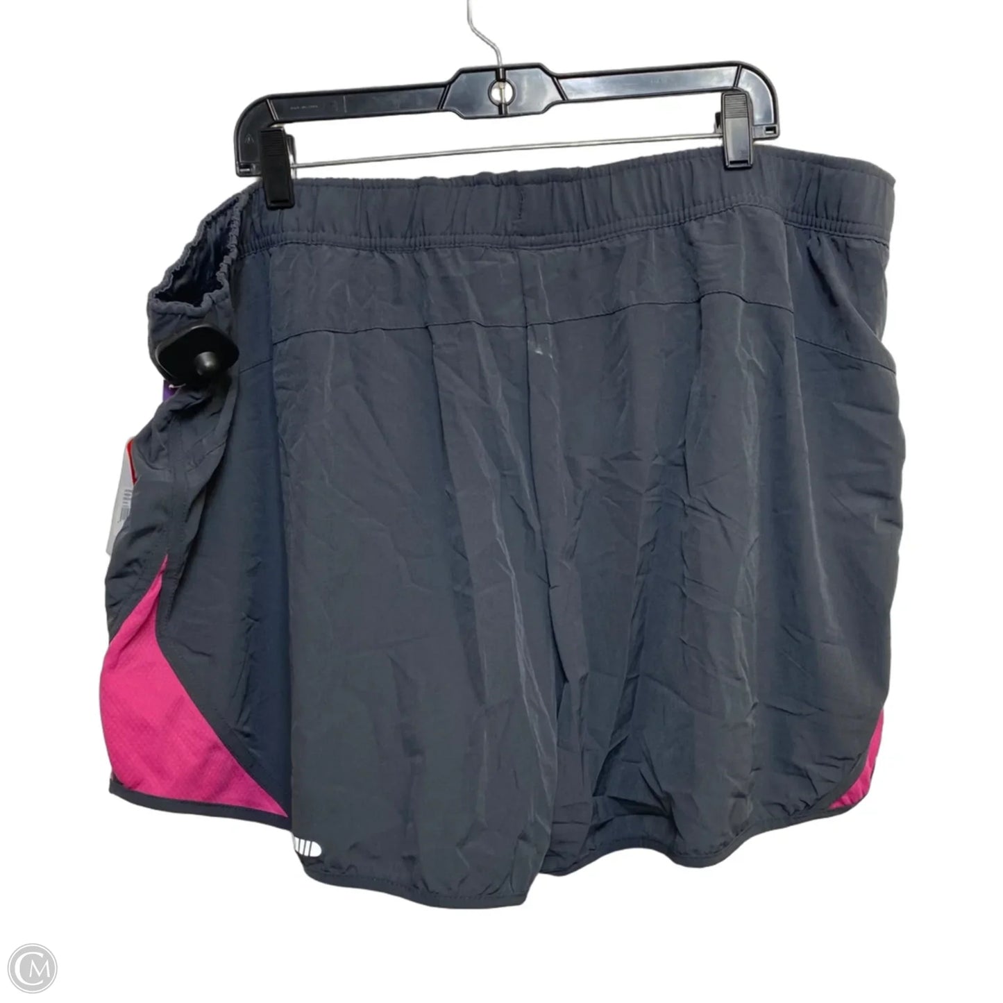 Athletic Shorts By Bcg In Grey, Size: 3x