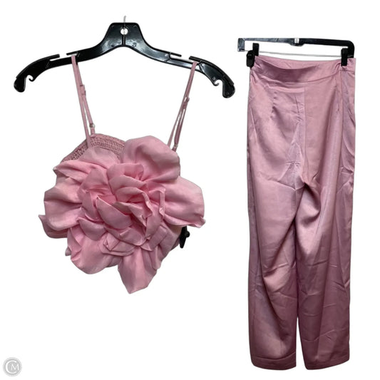 Pants Set 2pc By Shein In Pink, Size: 4