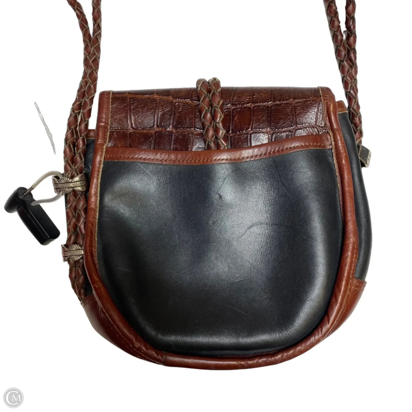 Crossbody Leather By Clothes Mentor, Size: Small